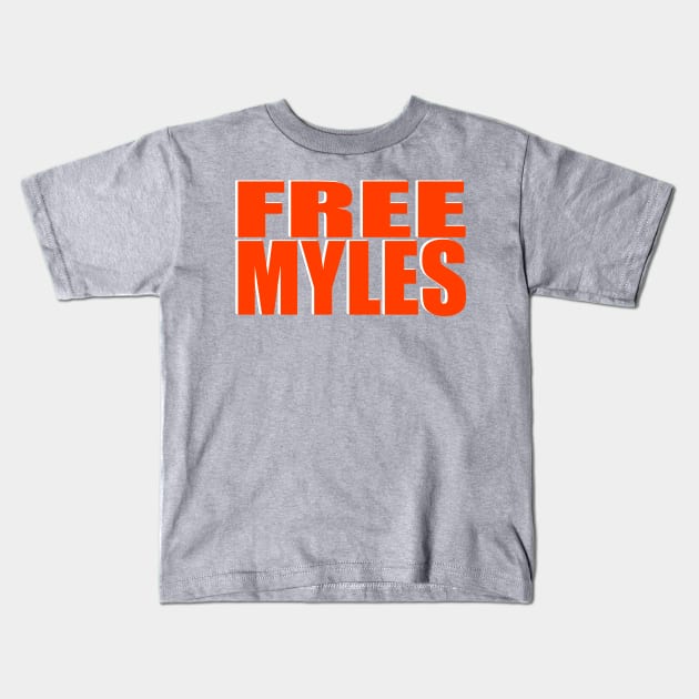 Free myles Kids T-Shirt by SeanB1